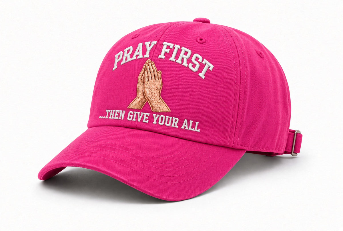 Pray First Women's Ponytail Hat