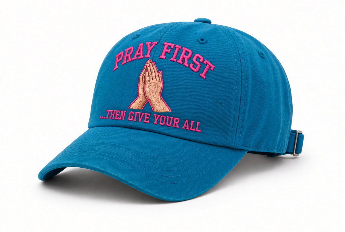 Pray First Women's Ponytail Hat