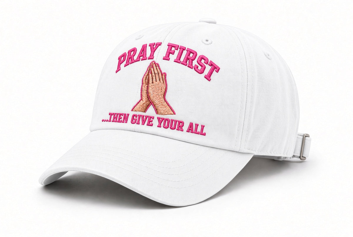 Pray First Women's Ponytail Hat